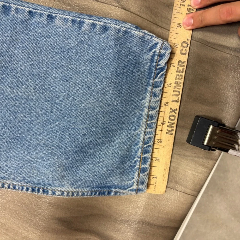 Levis Relaxed Straight Leg Jeans Light Wash Denim W36 L34 Mens 1353
